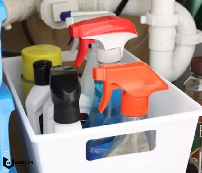 کابینت زیر سینک ظرفشویی آشپزخانه با 9 روش نظم دهنده نظم دهی کابینت ظرفشویی,کابینت زیر سینک آشپزخانه,نظم دهی کابینت ظرفشویی,